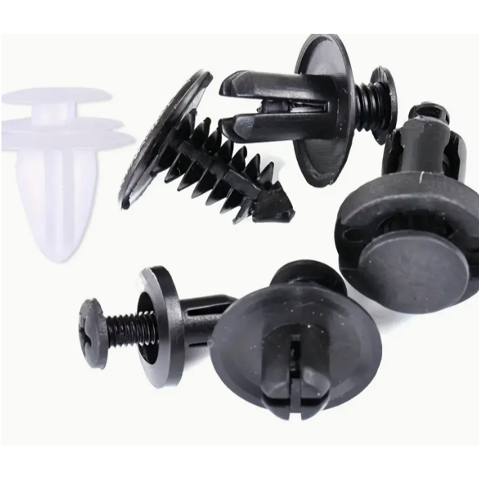 Rebites de Plástico para Carro com Furo de 6mm/8mm/8,2mm, Prendedor de Empurrar para Painel, Porta, para-choque e outras