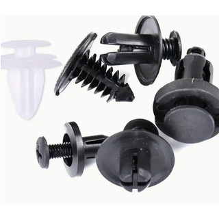 Rebites de Plástico para Carro com Furo de 6mm/8mm/8,2mm, Prendedor de Empurrar para Painel, Porta, para-choque e outras