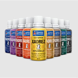 Corante Líquido Xadrez Sherwin-Williams 50ml - Todas as Cores - Para Tinta de Parede Base Água em Oferta na Shopee