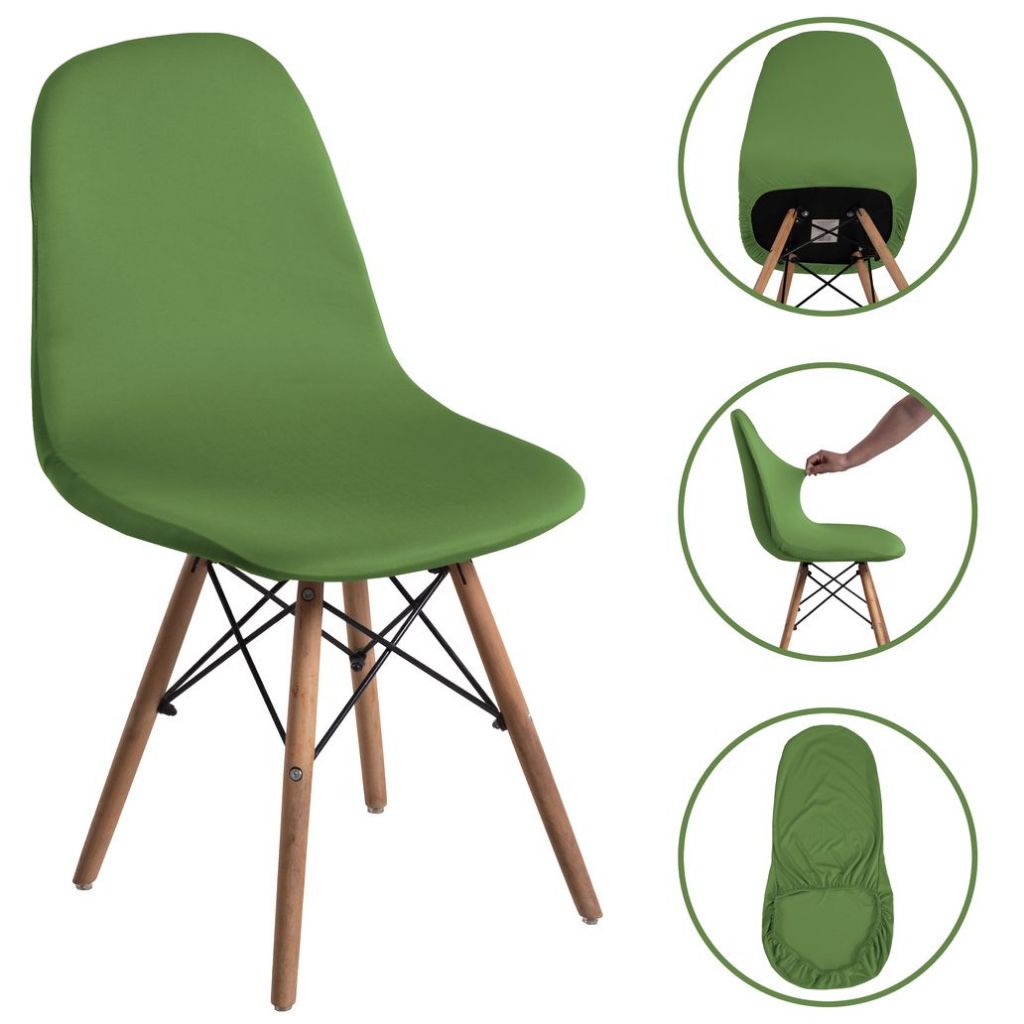 kit de 4 Capas de Cadeira Eames Eiffel ou Botonê Suplex Luxo