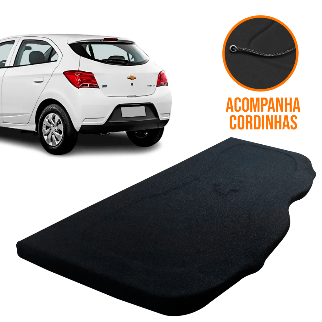 Tampão Porta Malas Bagagito Tampa Gm Onix G1 2013 A 2019 em Oferta na Shopee