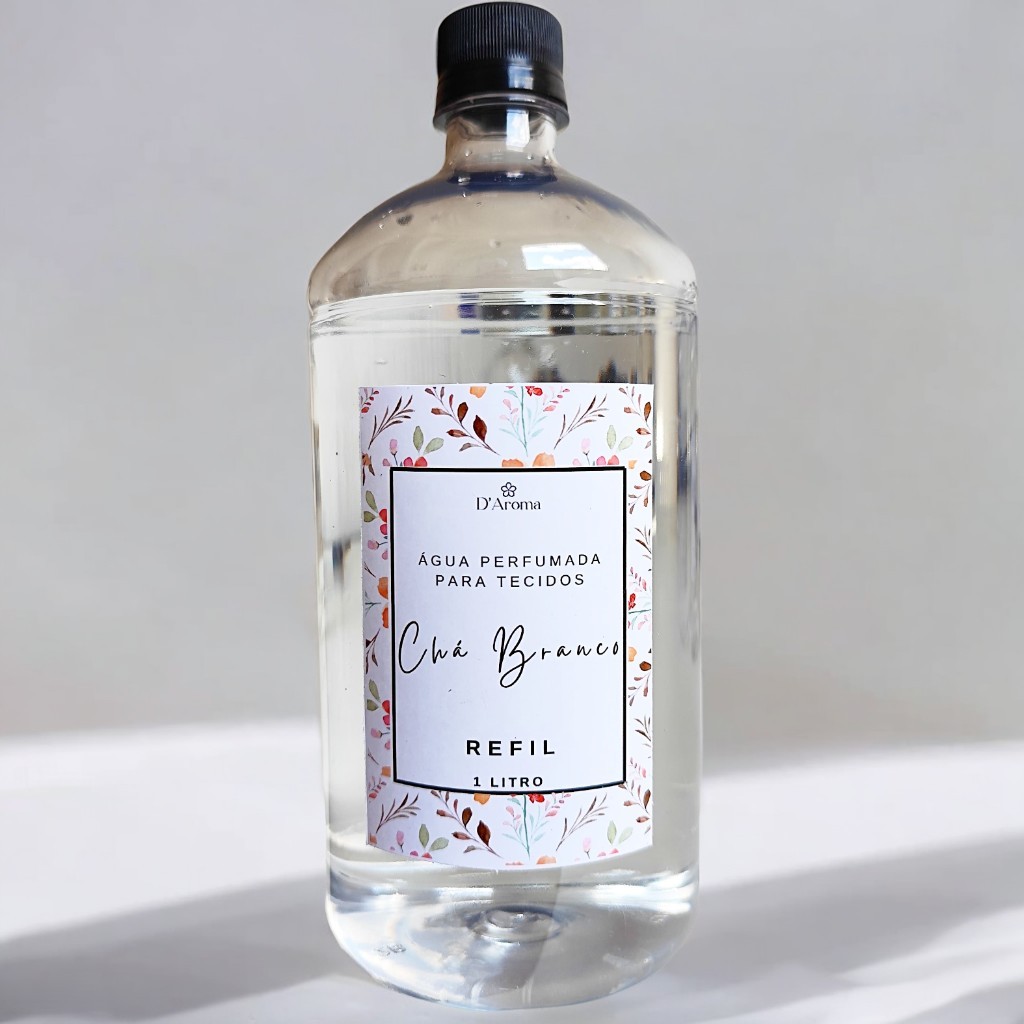 Refil 1 litro Água perfumada para tecidos e lençol 5 aromas em Oferta na Shopee