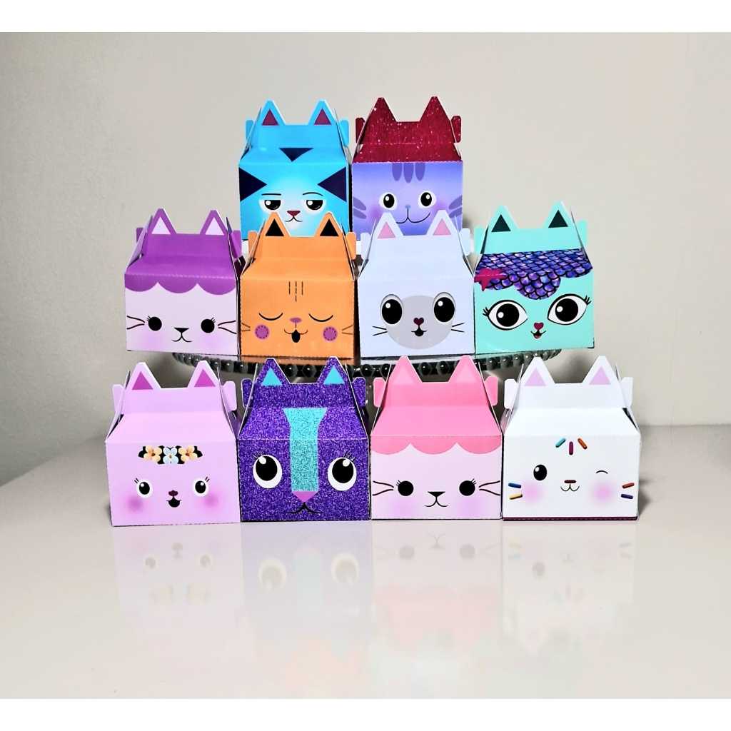 Kit caixa A Casa Magica da Gabby - Personalizados - Lembrancinha - Aniversário - Casa Magica da Gabby - PEGUE E MONTE
