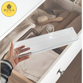 Organizador de Gavetas Transparente 30x8 em Oferta na Shopee