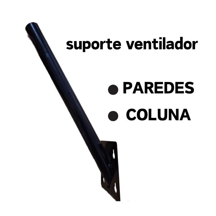 Suporte de Parede para Ventilador de Pé Coluna Vertical - Suporte Universal para Ventilador 3 velocidades