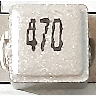 Indutor Fixo 470 (47uh) 5.5A Smd - 5 Peças