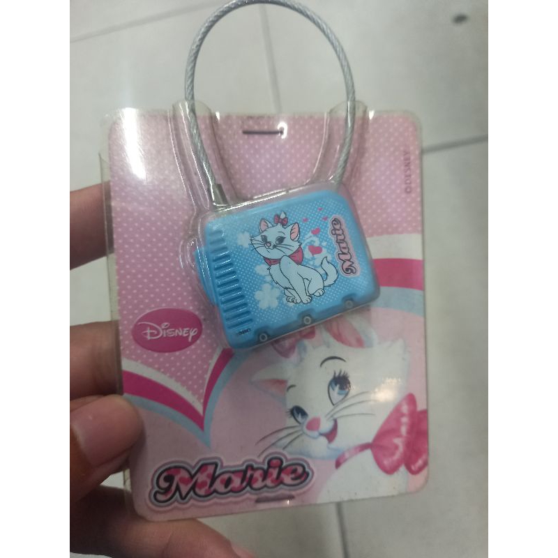 Cadeado com segredo Gatinha Marie - antigo vintage raro anos 2000