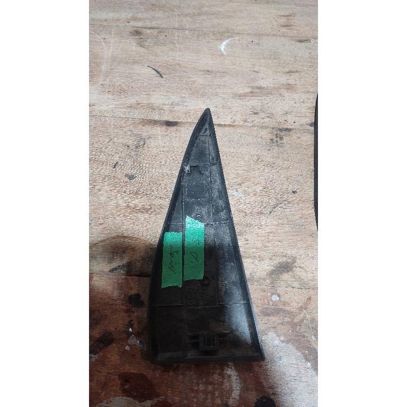 Acabamento porta triângulo preto traseira direita lado interno dentro Chery QQ Old 2011 2012 2013 2014 2015