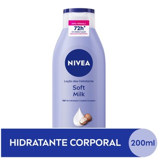NIVEA Hidratante Desodorante Soft Milk 200ml em Oferta na Shopee