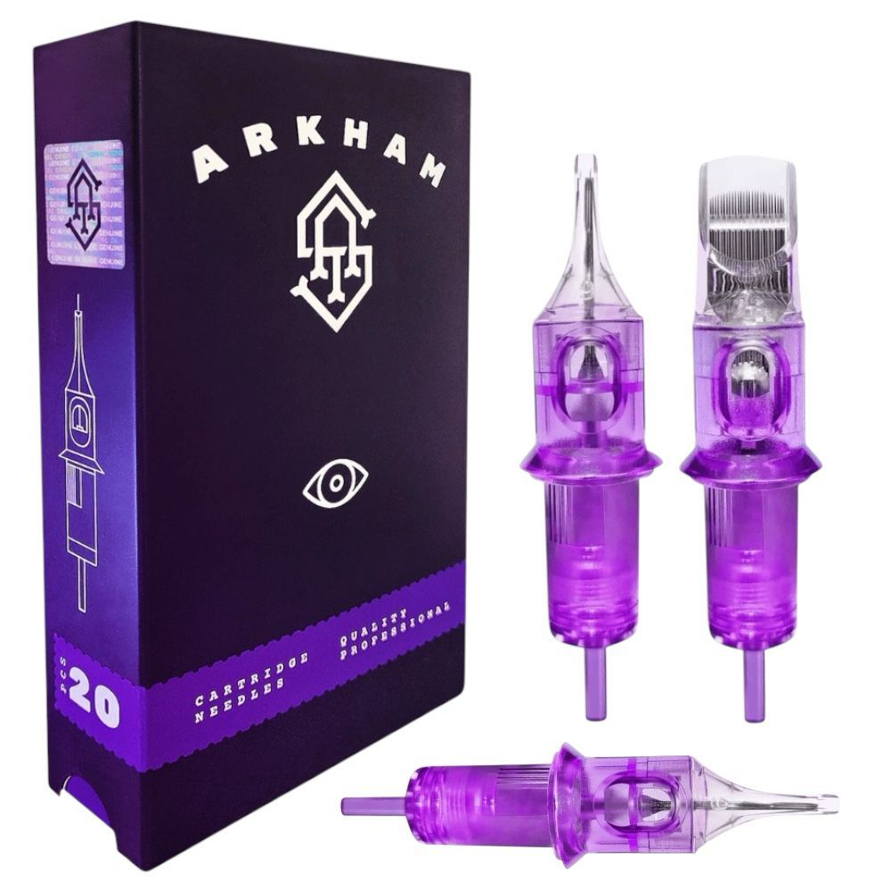 Cartucho para tatuagem Arkham tattoo 5 unds traço pintura sombra RL RS RM MG melhor cartucho em Oferta na Shopee