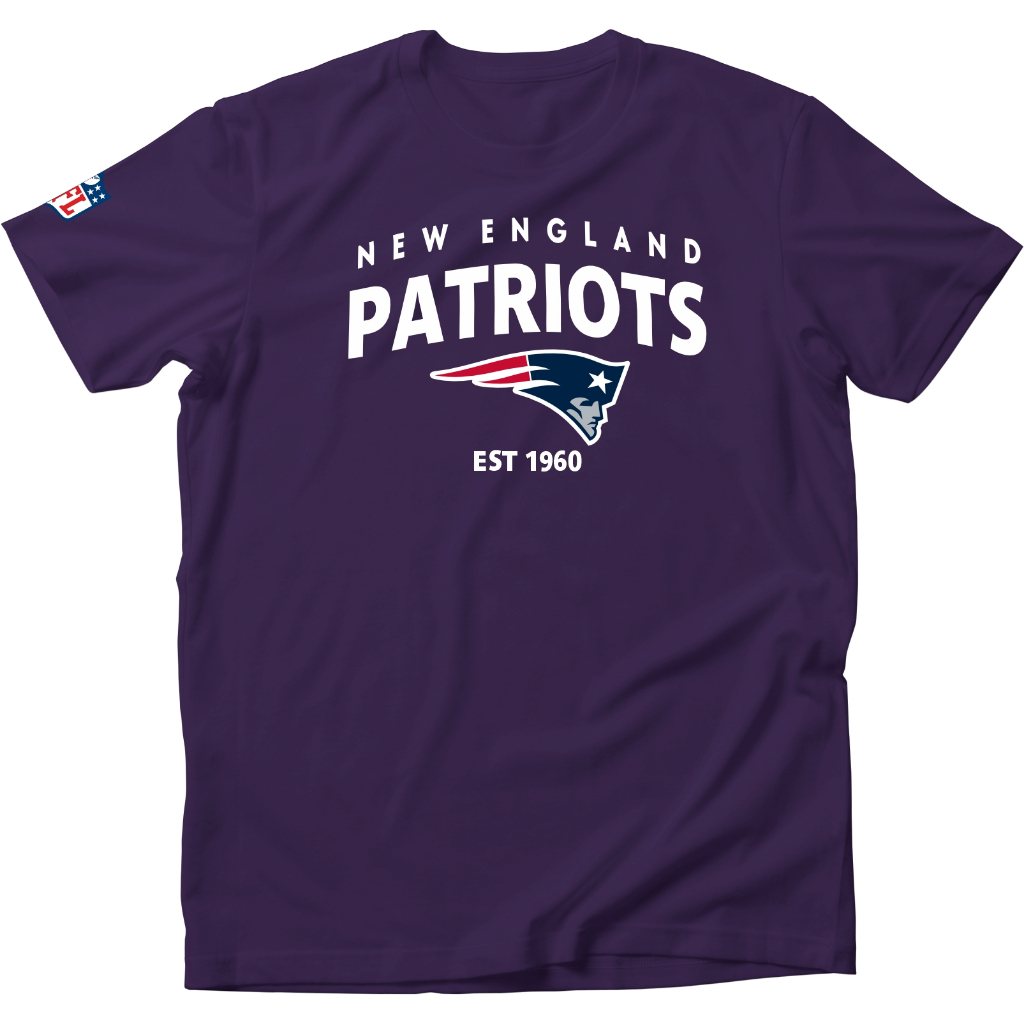 Camiseta Algodão Futebol Americano New England Patriots