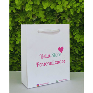 Sacolinha branca - 50 unidades em Oferta na Shopee