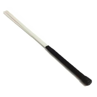 Baqueta Cotonete Luen para Tamborim 3 Hastes de Nylon Branco Código 19150