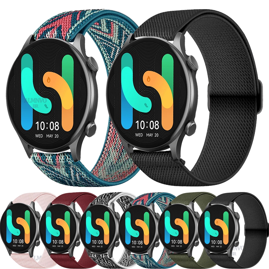 Pulseira 22mm de Nylon para Smartwatch Haylou Solar Pro Plus RT3 / Haylou Solar Neo