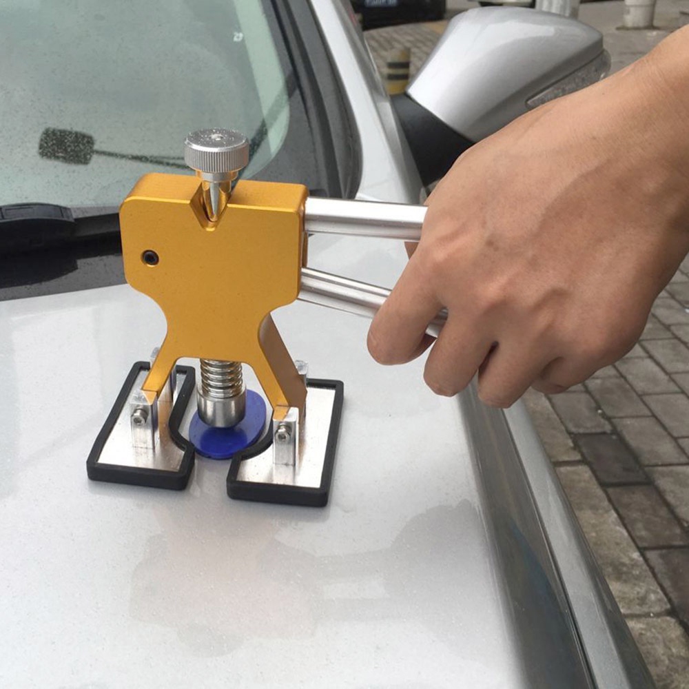 MODIVA Ferramentas de reparo de mossas na carroceria do carro, kit de 18 peças, grampos para remoção de mossas