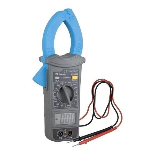 Alicate Amperímetro Digital Minipa Et-3200b 1000a Ac Garra em Oferta na Shopee