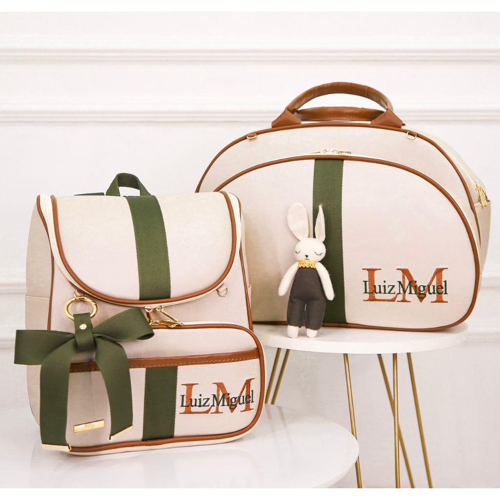 Kits Bolsa Maternidade Completo Térmico Menino e Impermeável