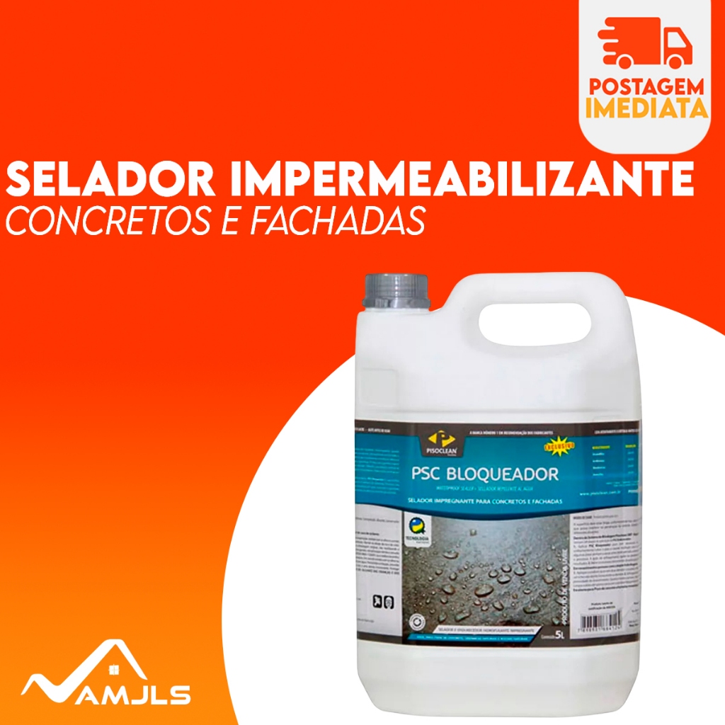 PSC Bloqueador Impermeabiliza Selador Hidrofugante Pisoclean 5L