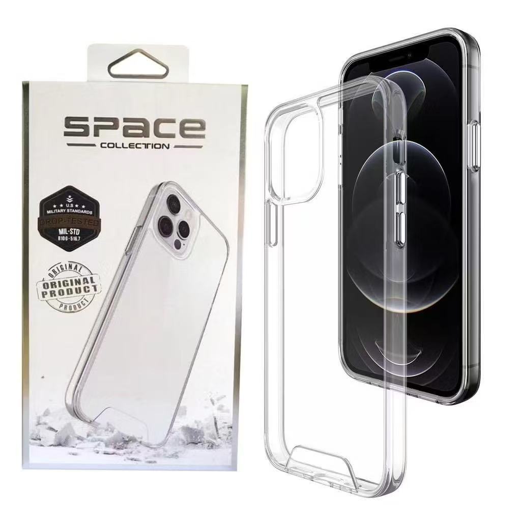 Capa Space Transparente Anti-Impacto Todos Iphone XR 11 12 13 14 15 16