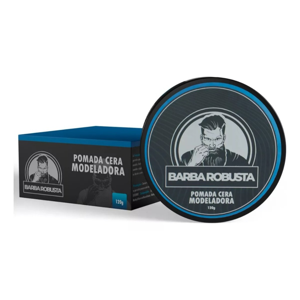 Cera De Bigode e Barba Modeladora Barba Robusta Alta Fixação em Oferta na Shopee
