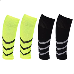 Kit 2 Pares Canelito Poliamida Meião Cortado Sem Pé Sport Futebol Alta Compressão Masculino Feminino