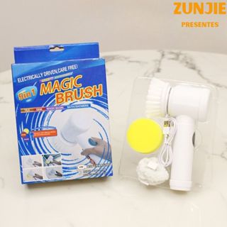 Escova Elétrica de Limpeza 5 em 1 Sem Fio Limpador Multiuso Portátil Prático Para Cozinha SZJ-73 em Oferta na Shopee