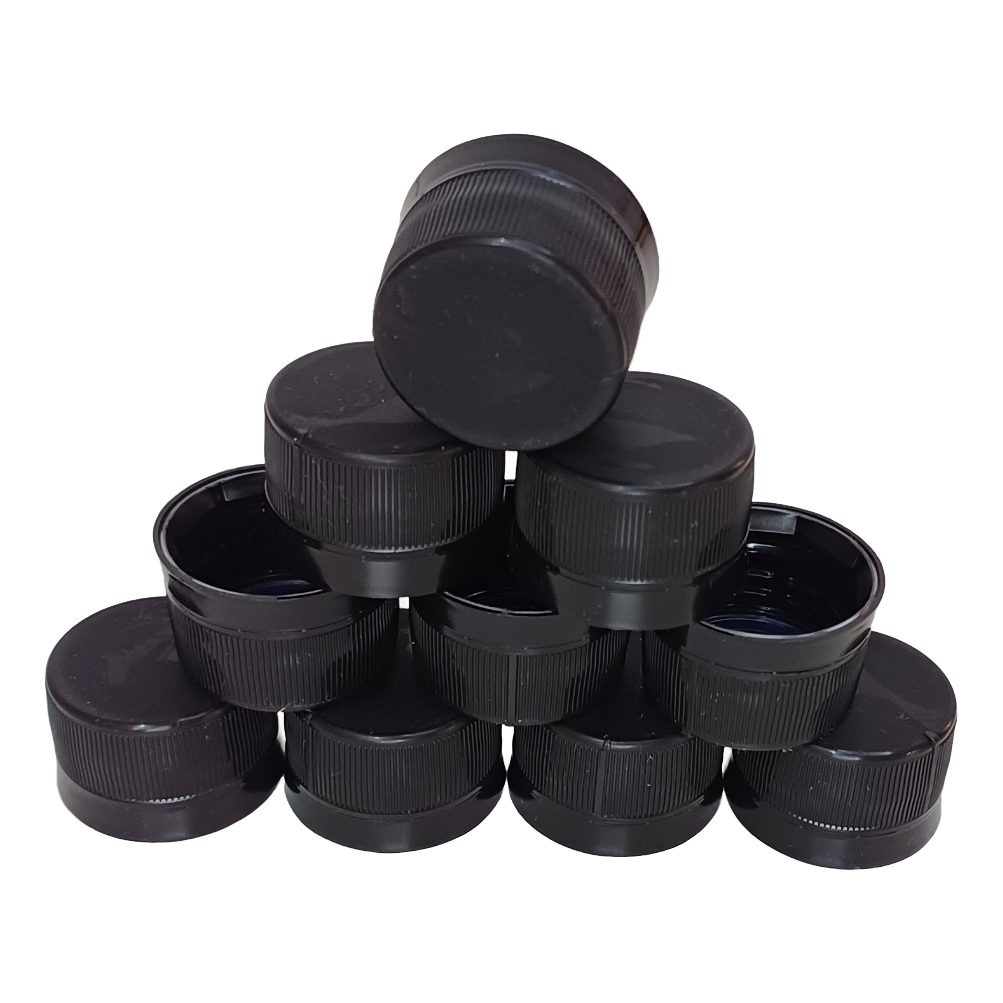 10 Tampas Lacre Preta ou Branca 28mm em Oferta na Shopee
