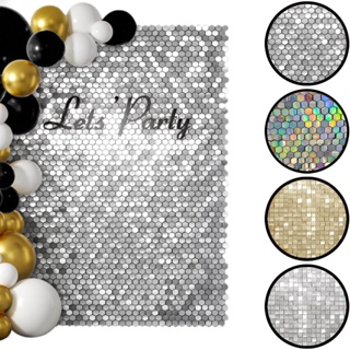 12 Painel Magico Placa Shimmer Wall 30x30cm Hexagonal Brilhante em Oferta na Shopee