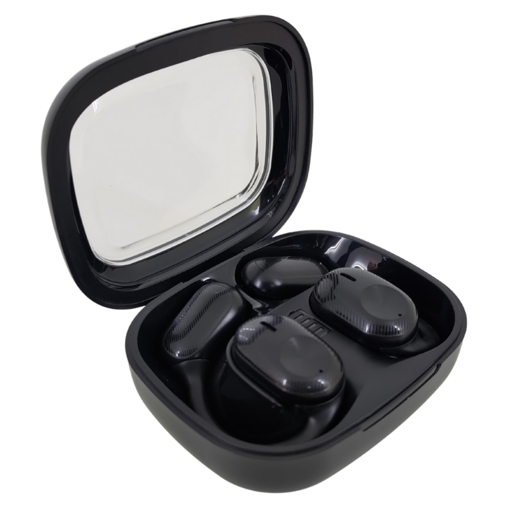 Fone de Ouvido Bluetooth TWS Sem Fio Condução Óssea Gancho Ciclismo Corrida - Audio