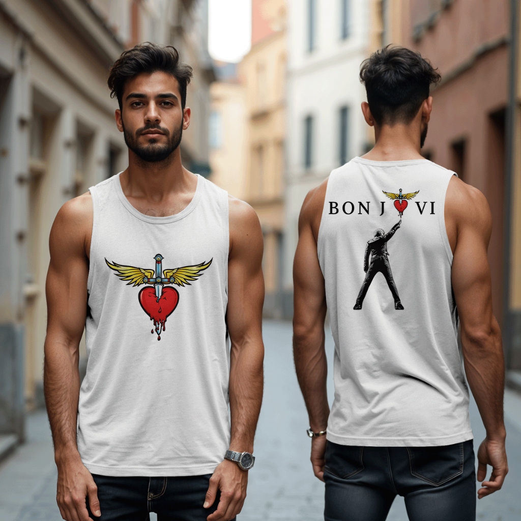 Camiseta Regata Bon Jovi Hits Forever Tour Turnê Lançamento