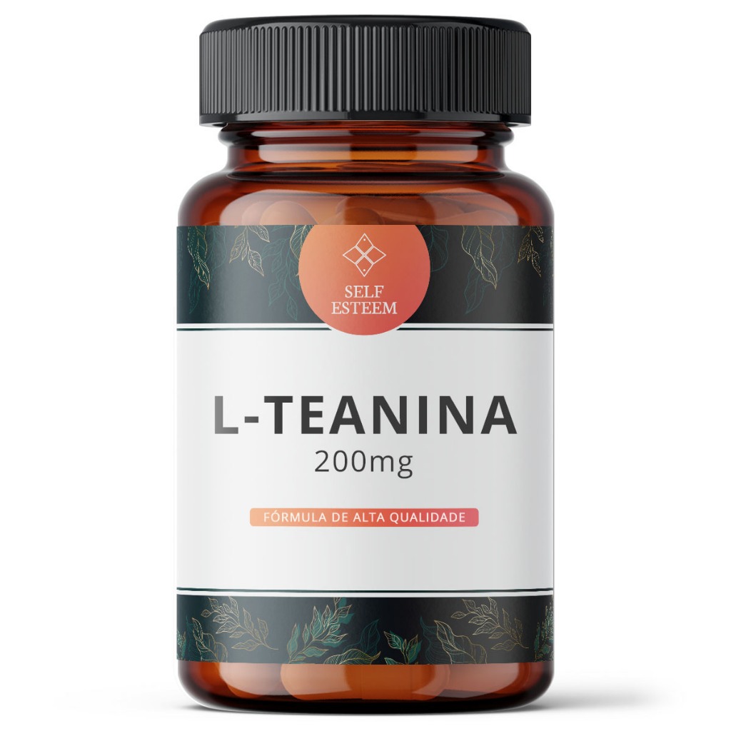 L Teanina 200mg L-Theanine ORIGINAL em Oferta na Shopee