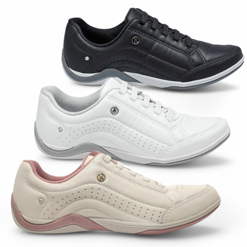 Tênis Femino Kolosh Casual Conforto Calce Fácil com Elástico C3663 em Oferta na Shopee