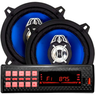 Aparelho Mp3 Com Bluetooth Rádio Fm Usb + Alto Falante Orion 5 Polegadas - Som Automotivo Original em Oferta na Shopee