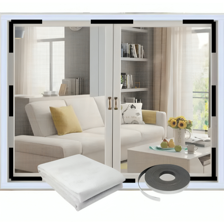 Mosquiteiro Para Janela Magnético Tela 150 x 180 cm / 130 X 150 cm em Oferta na Shopee