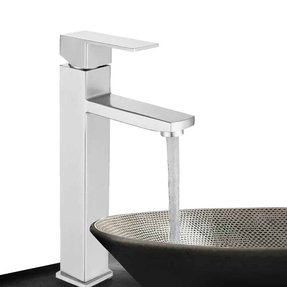 Torneira Banheiro Bica Alta Monocomando para Cuba de Sobrepor Luxo Gourmet