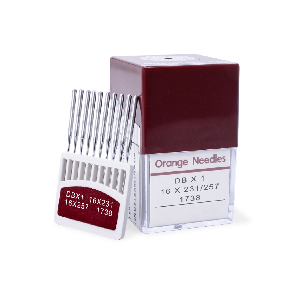 Agulha para Reta Industrial Cabo Fino Orange - DBx1/16x231/16x257/1738 em Oferta na Shopee