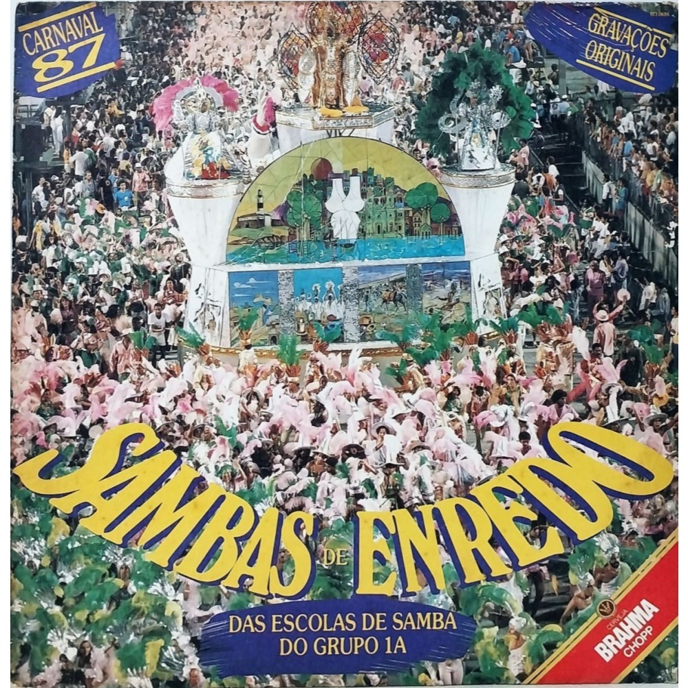 Lp Disco Vinil Sambas Enredos Rio Janeiro Grupo 1 A 1987