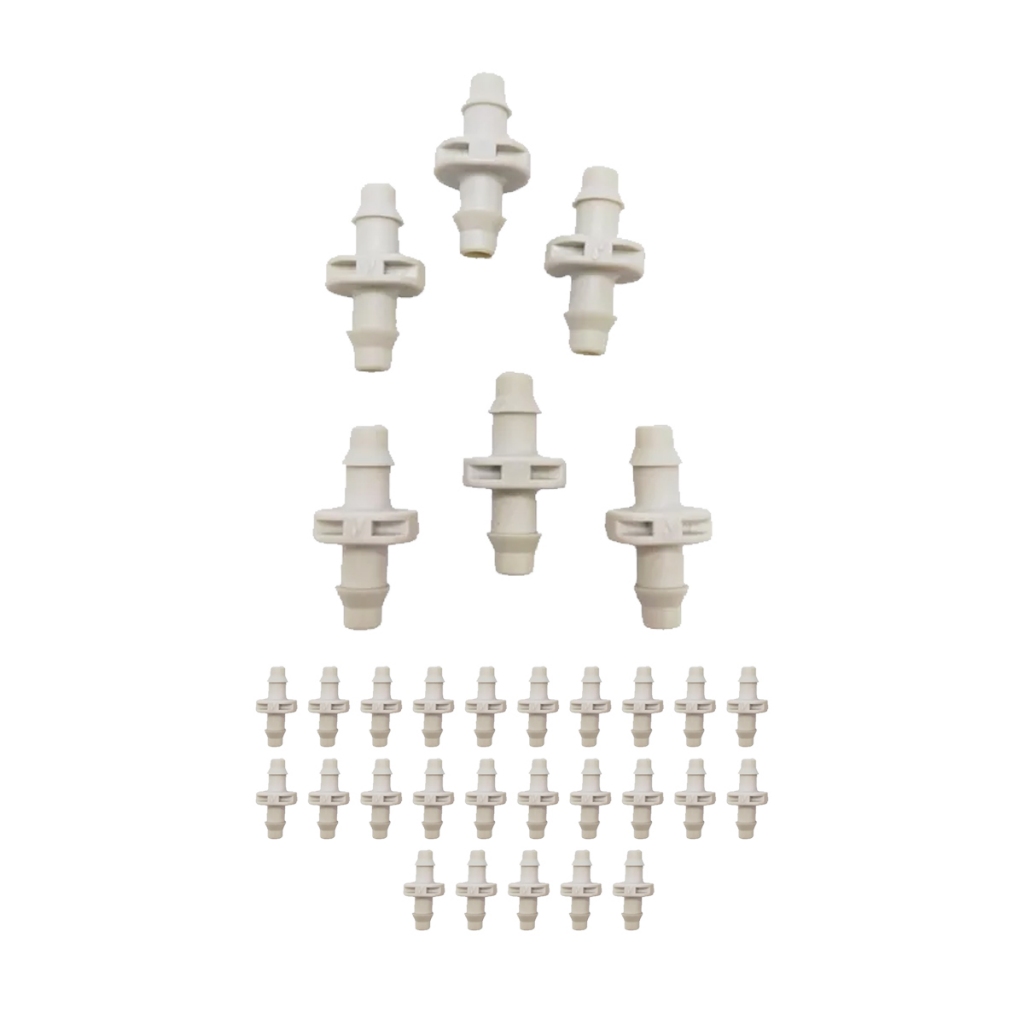 Conector Microtubo Grapa/grapa Netafim  25 Unidades Irrigação
