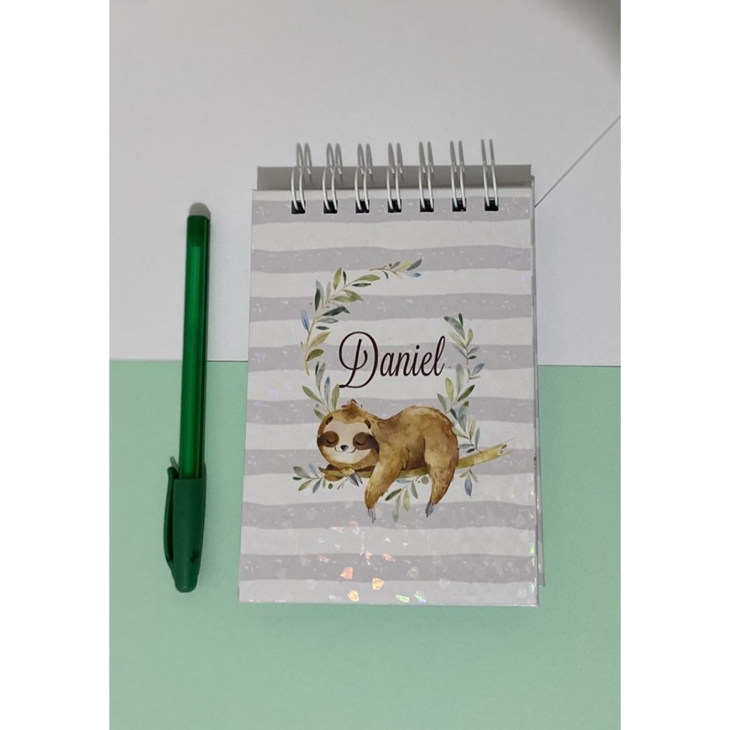 Bloquinho A6 personalizado | Lembrancinha maternidade, aniversário