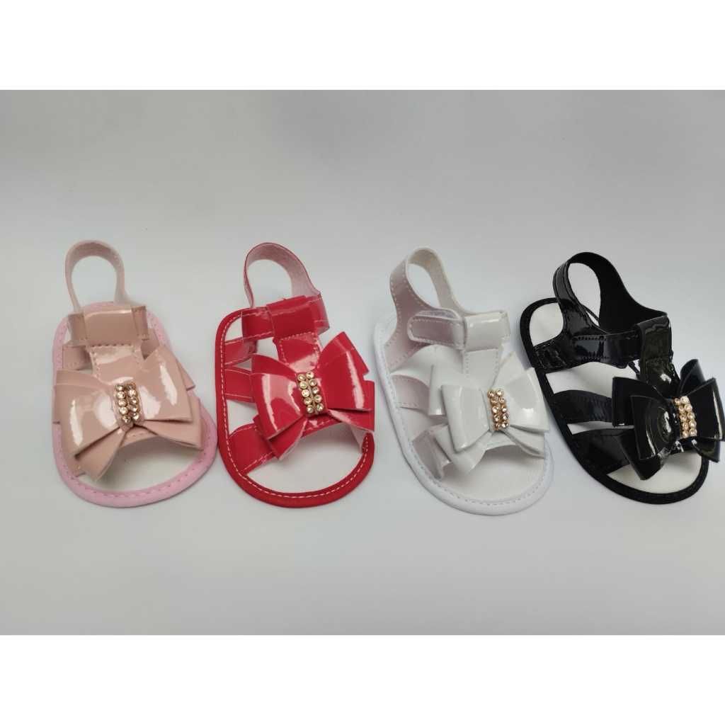 KIT 2 PARES SANDÁLIA LAÇO BEBÊ RN MENINA DIRETO DA FABRICA em Oferta na Shopee