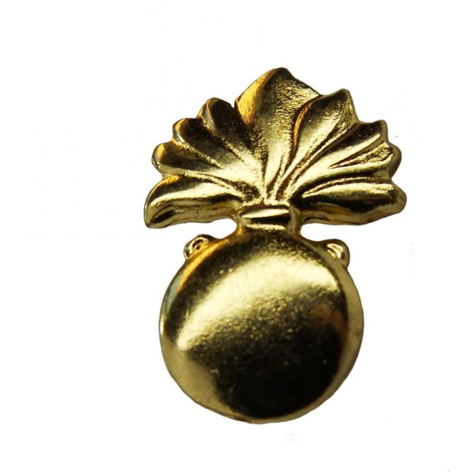 Distintivo de gola dourado Artilharia