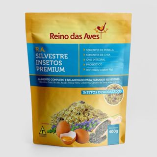 Ração Ra Silvestre Insetos 400g em Oferta na Shopee