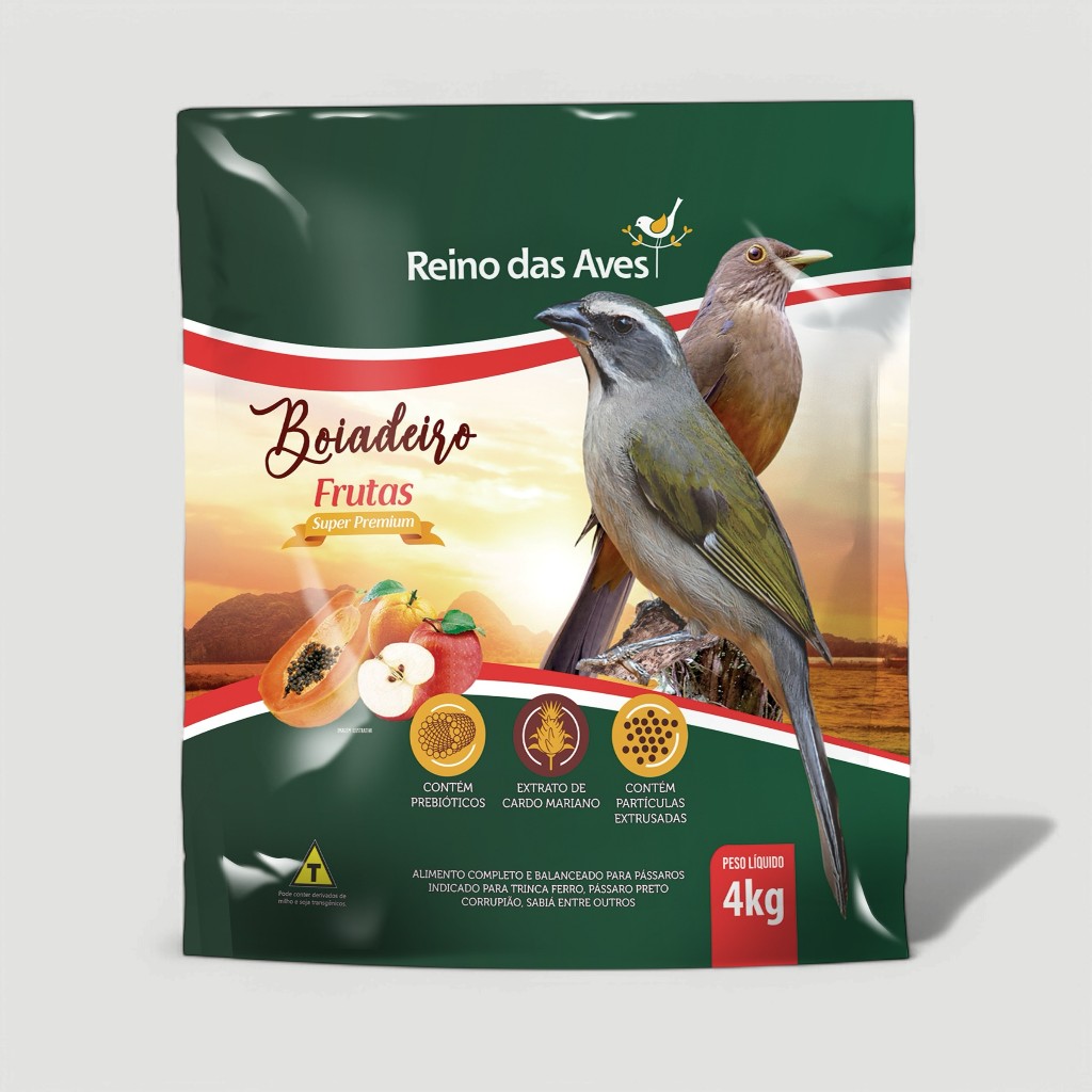 Ração Boiadeiro Frutas 4kg