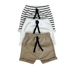 Kit 3 Short Infantil Bebê Recém Nascido Moletinho 100% Algodão Liso e Estampado de Alta Qualidade Confortavél em Oferta na Shopee