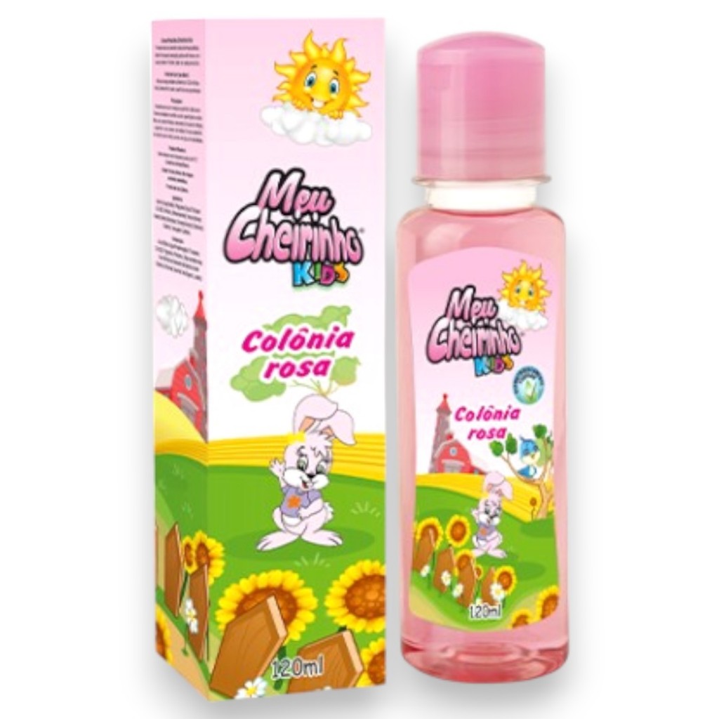 Colónia Infantil Meu Cheirinho Rosa 120ml Kids Deo Perfume em Oferta na Shopee