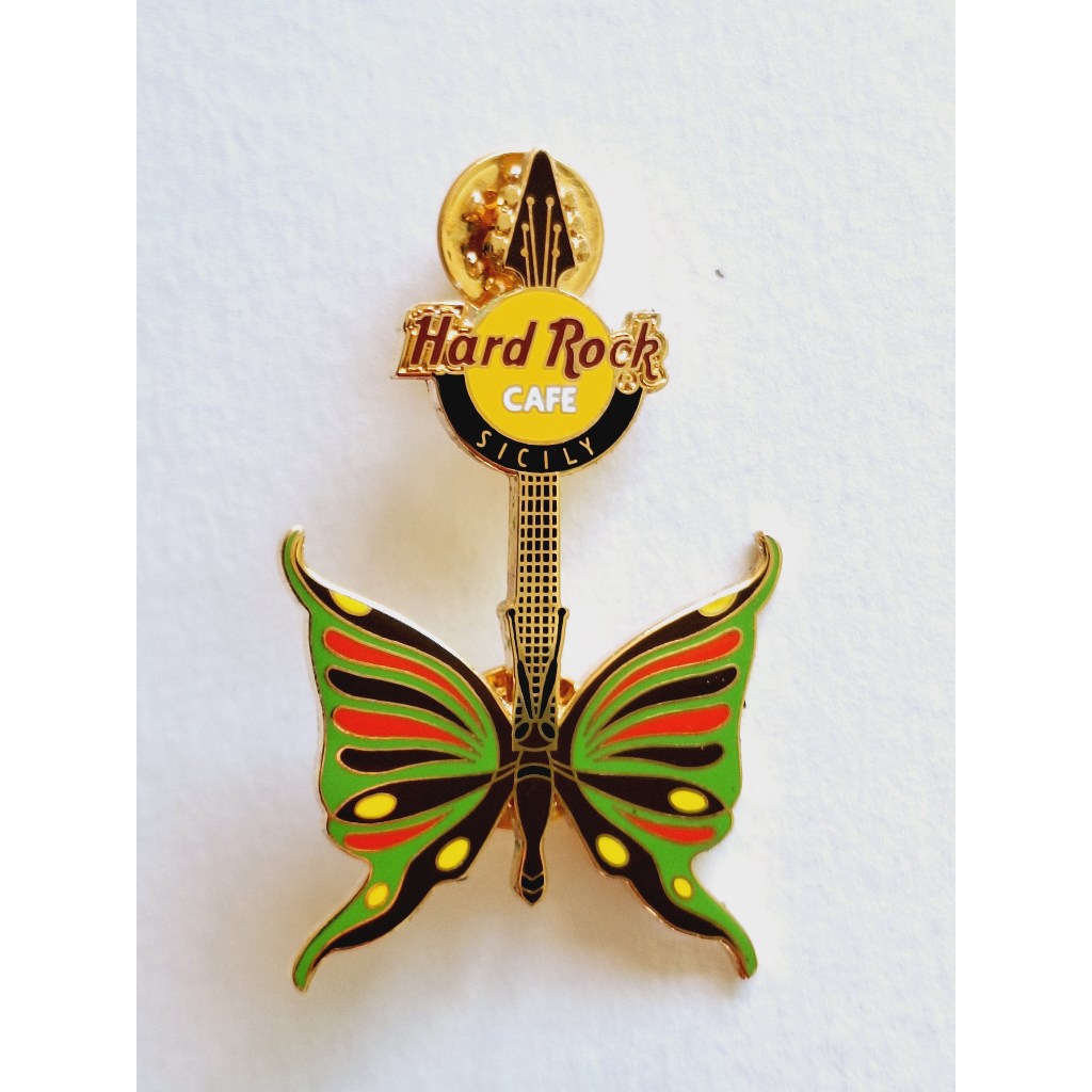 Pin / Broche - Hard Rock Cafe - Catania - Butterfly Guitar Series