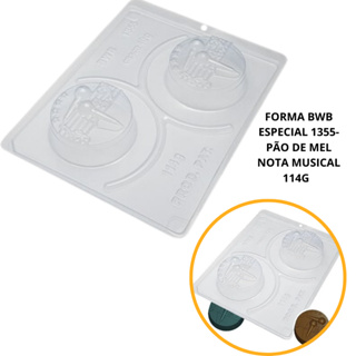 1~4 Forma BWB com Silicone (3 partes) Cod 1355 - Pão de Mel Musical 114g em Oferta na Shopee