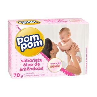 Sabonete Em Barra Pom Pom Óleo De Amêndoas 70g em Oferta na Shopee