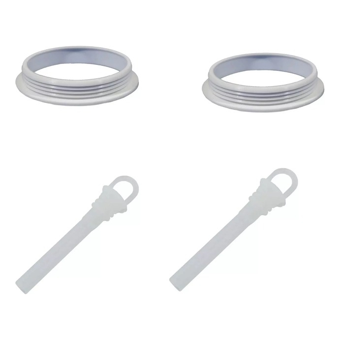 2 Gaxeta Anel Vedação E 2 Chupeta Refresqueira Venâncio (Kit)