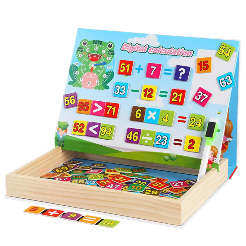 Brinquedo Educativo de Montar Coloridos Montessori Quebra Cabeça Caixa Magnética Autismo em Oferta na Shopee